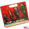 LOCKING PLIER SET 4 PIECE 125MM-250MM