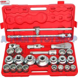 SOCKET SET 3/4& 1"SQ DR METRIC  26 PIECE