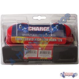 HORN TWIN CURVED HIGH & LOW 12VOLT