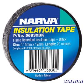 INSULATION TAPE BLACK 19MM FLAME RETARD.