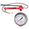 HYDRAULIC HAND PUMP W/ GAUGE & HOSE 10T