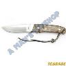 KNIFE FIXED 90MM BLADE PRO HUNTER TIMBER
