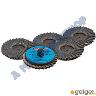 MINI FLAP DISC 50MM QUICK LOCK 120G 5PK