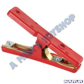 BATTERY CLAMP SOLID BRASS RED 800AMP