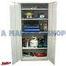 STORAGE CABINET 4 SHELF LOCK 1800X900