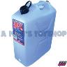 PLASTIC 20 LITRE BLUE WATER JERRY CAN