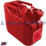 METAL 10 LITRE RED JERRY CAN UNLEADED