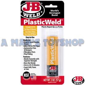 PLASTICWELD HAND MIX PUTTY PLASTIC OFFWH