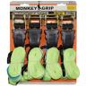 MONKEY GRIP RATCHET TIE DOWN 4 PIECE