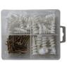 PLASTER BOARD ANCHORS WITH SCREWS 40PCE