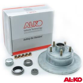 TRAILER DISC HT HUB WITH LM BRGS GAL