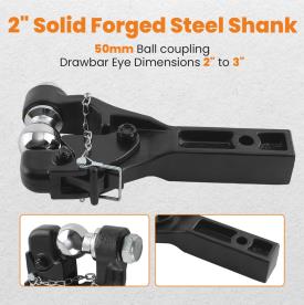 PINTLE HOOK 6 TON 50MM BALL HAYMAN REESE
