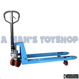 HAND PALLET JACK 2500KG RED POLY WHEELS