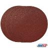 SANDING DISC 80 GRIT 230MM 3 PCS VELCRO