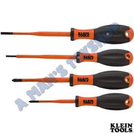 INSULATED SCREWDRIVER SET ERGO 4 PIECE