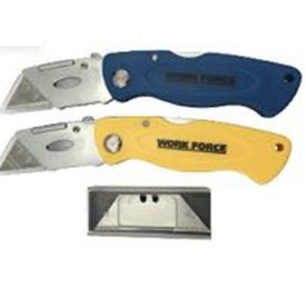 FOLDING LOCK BACK KNIFE W/5 BLADES X 2