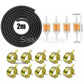 FUEL HOSE 5MM X 2MT  KIT 5 FILTER/CLIP