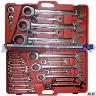 COMBO RING OPEN RATCHET SET METRIC 25PCE