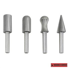 ROTARY BURR SET 4 PIECE 1/4 SHANK 12MM