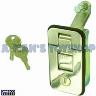 FLUSH LEVER LOCK LARGE CHROME LIGHT DUTY