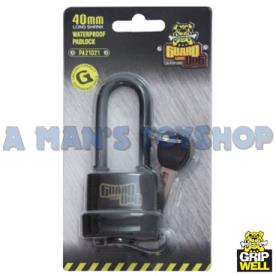 PADLOCK 40MM W/ROOF LONG SHANK LAMINATED