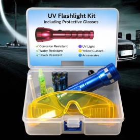 AIR CON LEAK DETECTOR UV TORCH-DYE-OIL