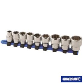 BOLT EXTRACTOR KIT 9 PCE 8-19MM X 3/8DR