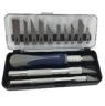 HOBBY KNIFE SET 16 PIECE IN STORAGE CASE