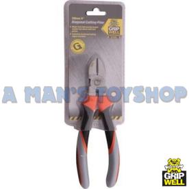 PLIER DIAGONAL 185MM TRI-COLOUR HANDLE