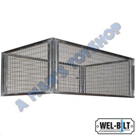 TRAILER CAGE SUIT 7X4 GALV FLAT PACK KIT