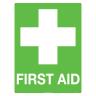 FIRST AID SIGN 300MM X 225MM (POLY)