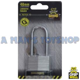 PADLOCK 40MM LONG SHANK LAMINATED