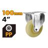 CASTOR WHEEL FIXED 100MM/4" L.CAP-100KG