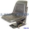 TRACTOR SUSPENSION SEAT NARROW BLACK