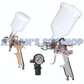 TWIN SPRAY GUN  KIT HVLP GUNS WITH REG