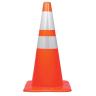 SAFETY CONE 700MM WITH 2 REFLECTIVE BAND