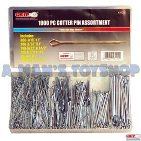 COTTER SPLIT PIN ASSORTMENT KIT 1000 PCE