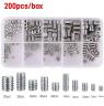GRUB SCREW 220 PIECE KIT STAINLESS MET