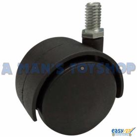 FURNITURE CASTOR 50MM TWIN WHEEL 60KG