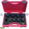 SOCKET SET IMPACT 3/4 DRIVE METRIC 8 PCE