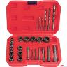 EXTRACTOR & DRILL SET 26 PIECES TO 3/4"