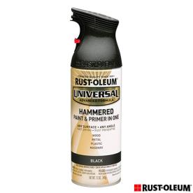 HAMMERED 340G SPRAY PAINT/PRIMER  BLACK