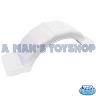 POLY TRAILER MUDGUARD 13"SINGLE WHITE