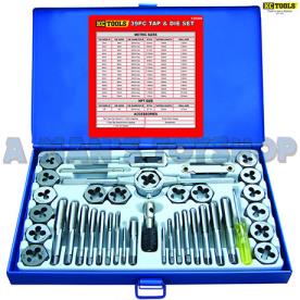 TAP & DIE SET 39 PIECE METRIC