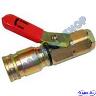 HYDRAULIC COUPLER LEVER ACTION RED