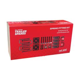 SPRING KIT-SHACKLE 9/16"45MM SQUARE AXLE