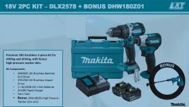 18V BRUSHLESS 2 PIECE COMBO KIT MAKITA
