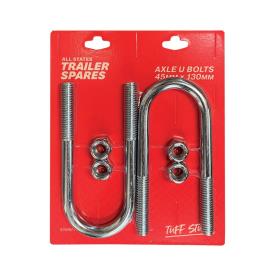 U-BOLT 45 X 130MM ROUND W/NUTS