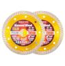 DIAMOND BLADE TURBO 115 X 22MM 2 PIECE